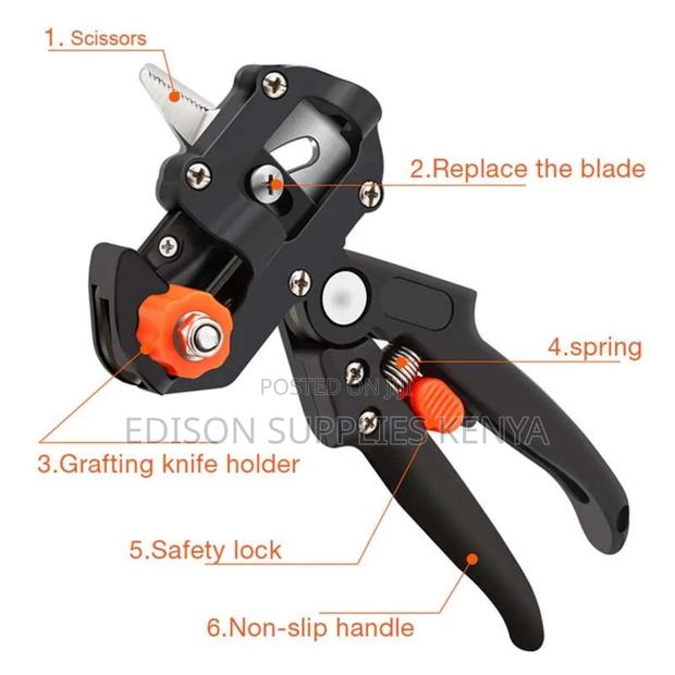 Garden Tree Grafting Pruning Tool Kit - 2-in-1 Pruner Shears - thumbnail 8