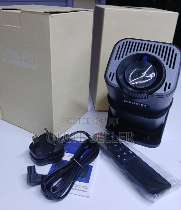 1080p Wired Bluetooth Projector,Auto Keystone Portable Video Projector - main view