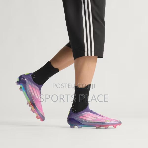 F50 Elite Lamine Yamal Laceless Fg Boots - Purple - thumbnail 2
