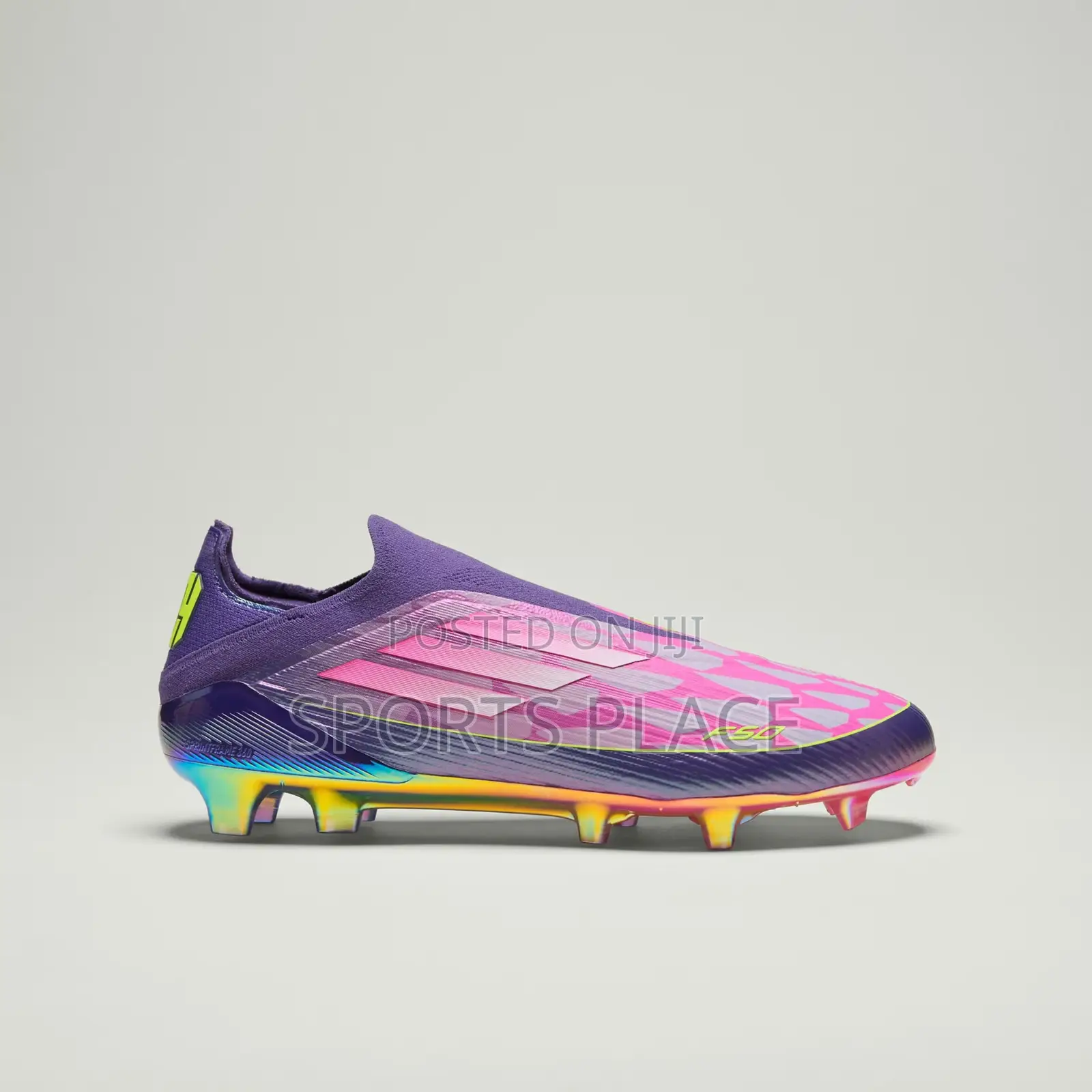 F50 Elite Lamine Yamal Laceless Fg Boots - Purple