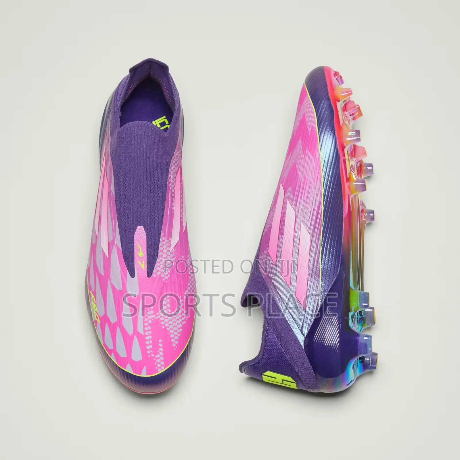 F50 Elite Lamine Yamal Laceless Fg Boots - Purple