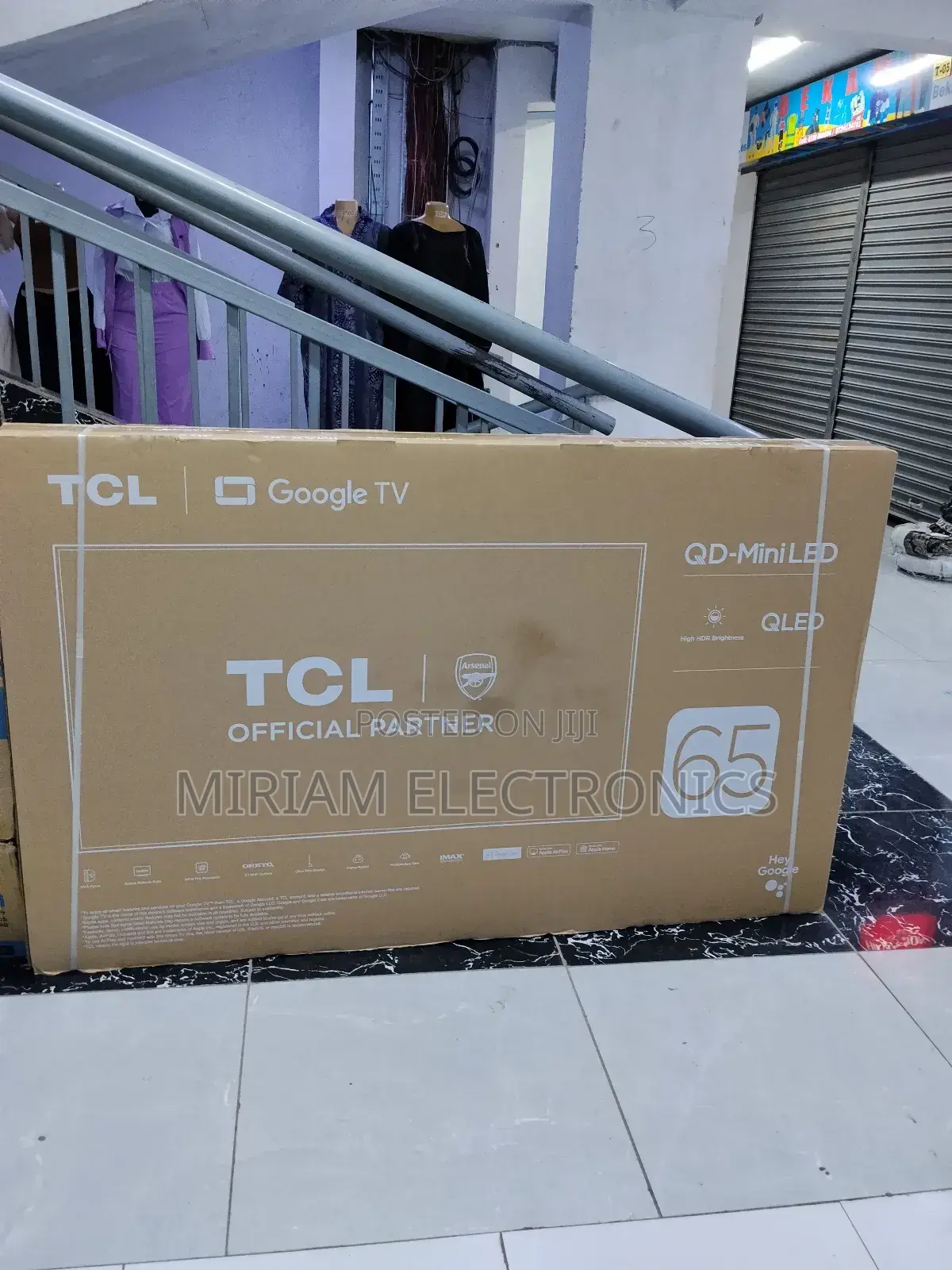 TCL 65" Premium Qd Miniled Google Tv