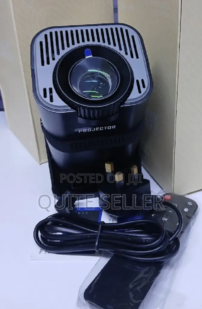 Mini Projector, Native 1080p Wired Bluetooth Projector