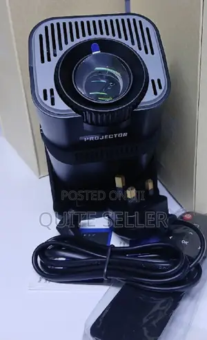 Hy320 Portable Projector, Support 1080p 180° Rotatable Camera