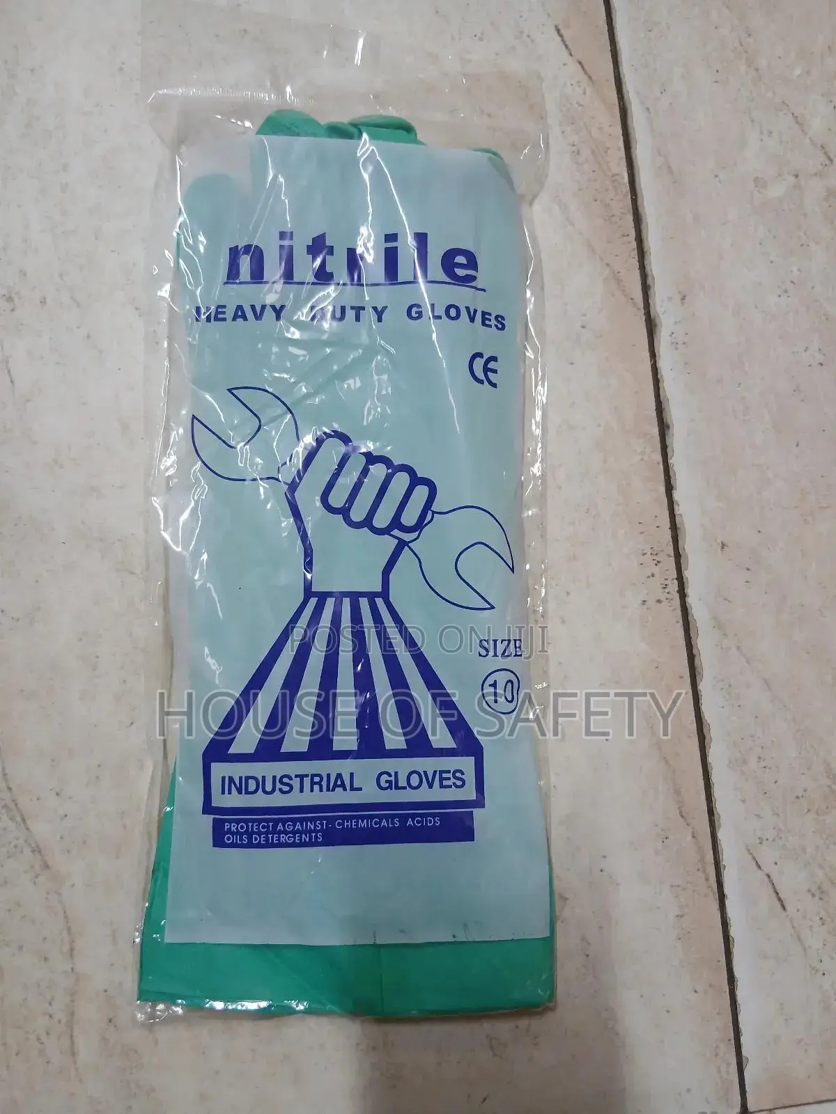 Size 10 Green Gloves