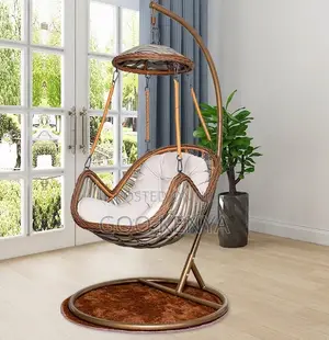 Home Chair; Rattan Basket Swing for Home and Outdoor Swing Chair
