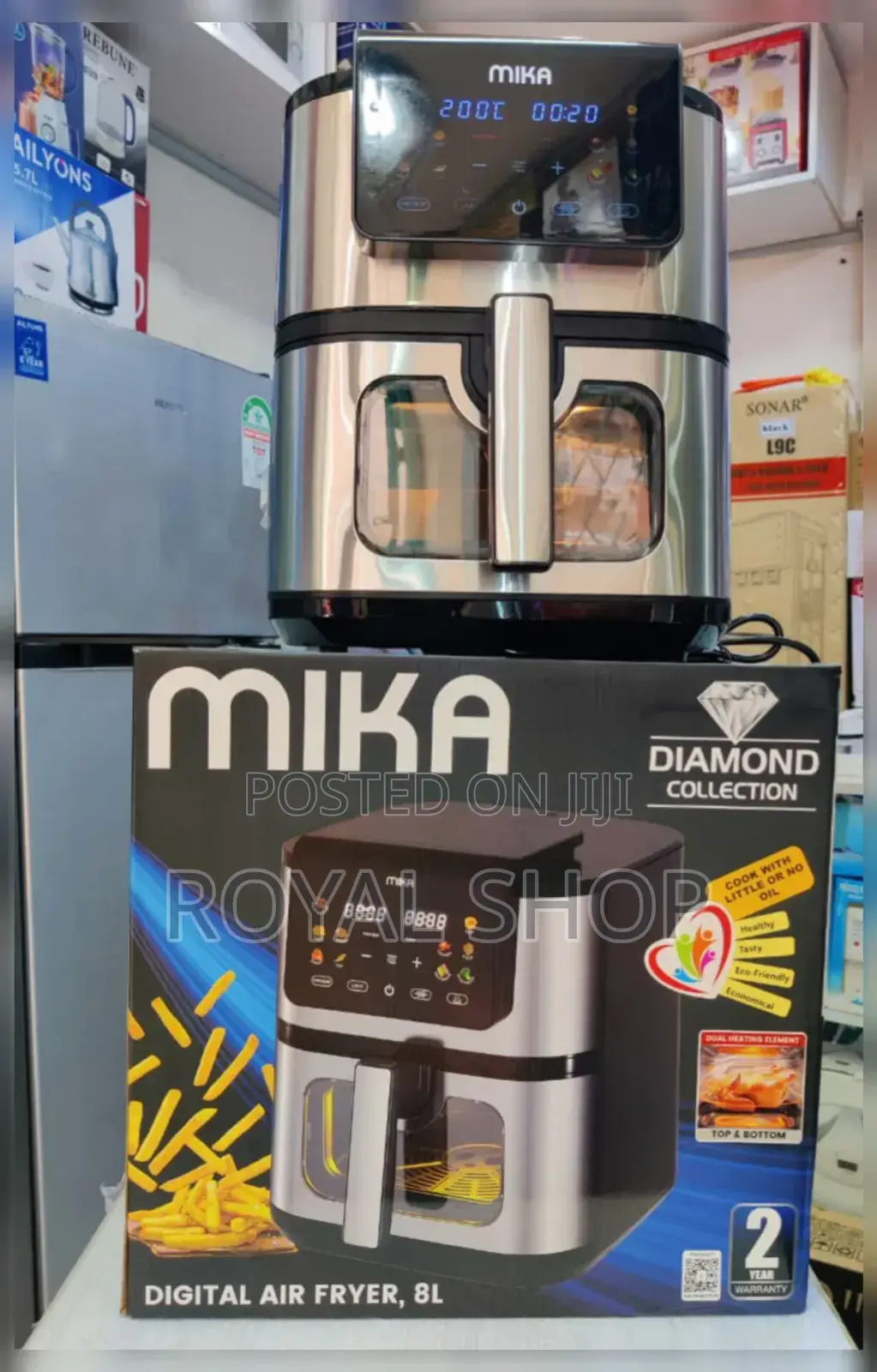 Mika Air Fryer 8 LTS