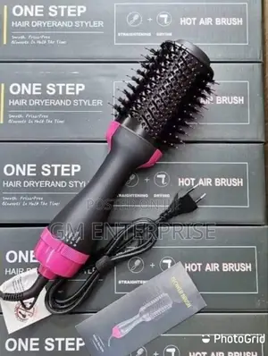 Electric Hair Straightener Brush / Dryer