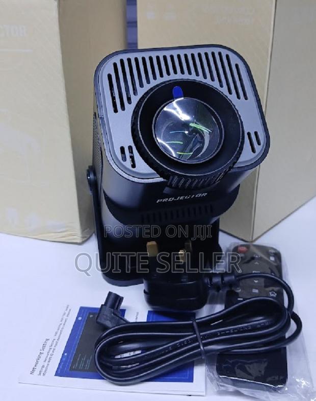 180° Rotatable, Auto Keystone Correction 1080p Portable Projector - thumbnail 3
