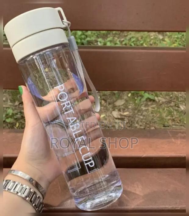 Portable Clear Gym Water Bottle