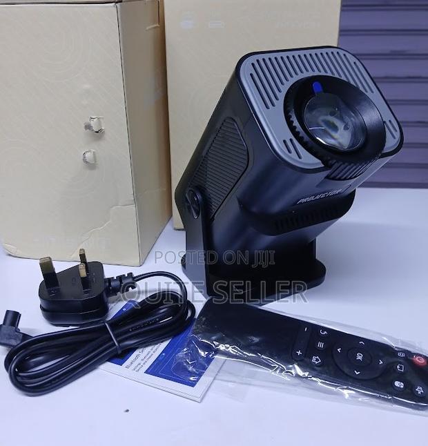 Smart Projector With Android Tv 13.0 180° Rotatable Home Projector - thumbnail 2