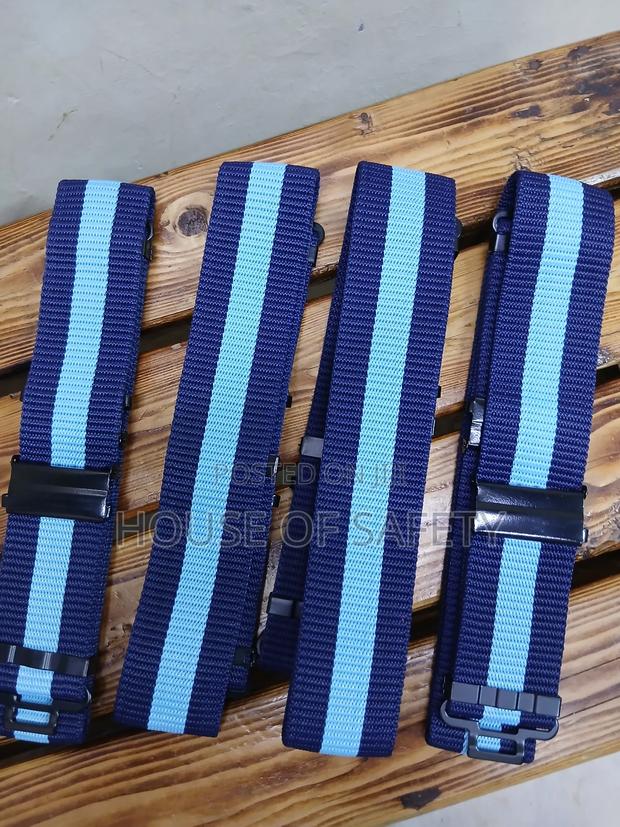 Navy Blue and Royal Blue Piping Security Belt - thumbnail 3