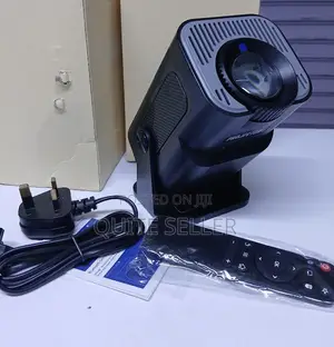 Projector With Android Tv 13 1080p Portable Projector With Dual Band