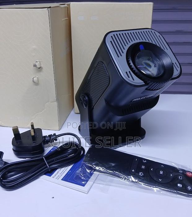 Projector With Android Tv 13 1080p Portable Projector With Dual Band - thumbnail 3