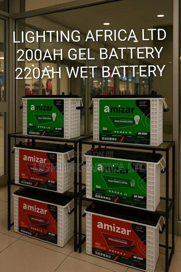 220ah - 12v Wet Cell Amizar Tubular Heavy Duty Battery