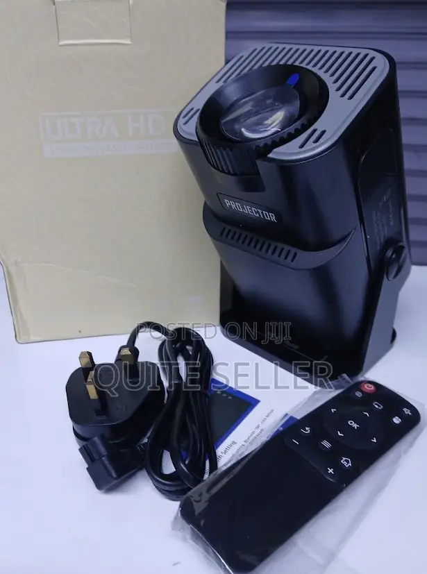 Hy320 Mini Projector, 1080p Portable Projectorauto Keystone Correction