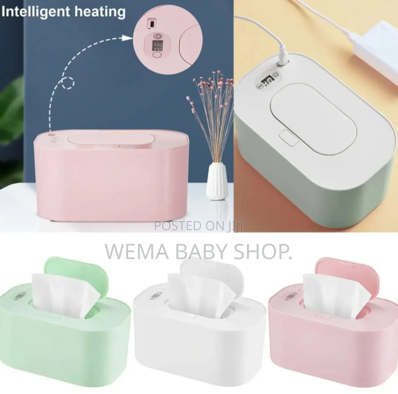 Baby Wet Wipes Heater/Warmer Dispenser
