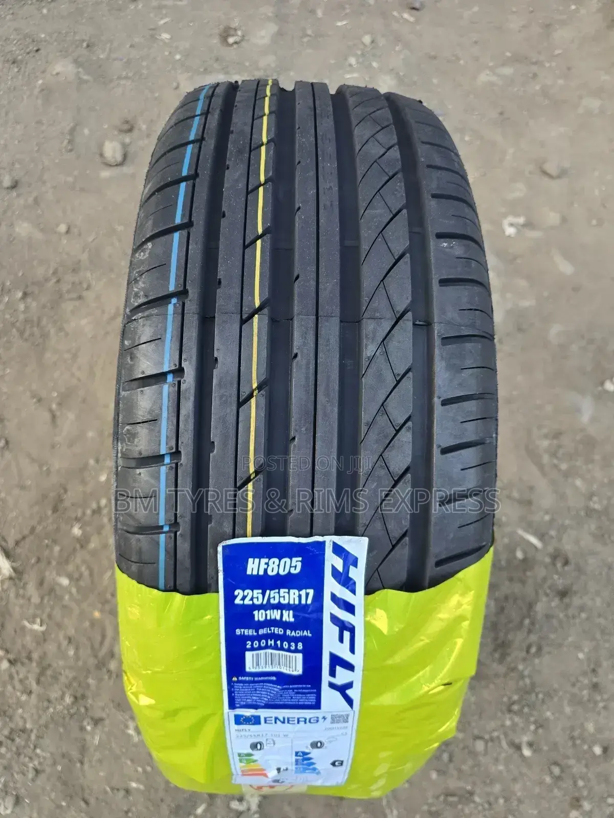 225 /55 R17 Hifly Tyres (New Technology).
