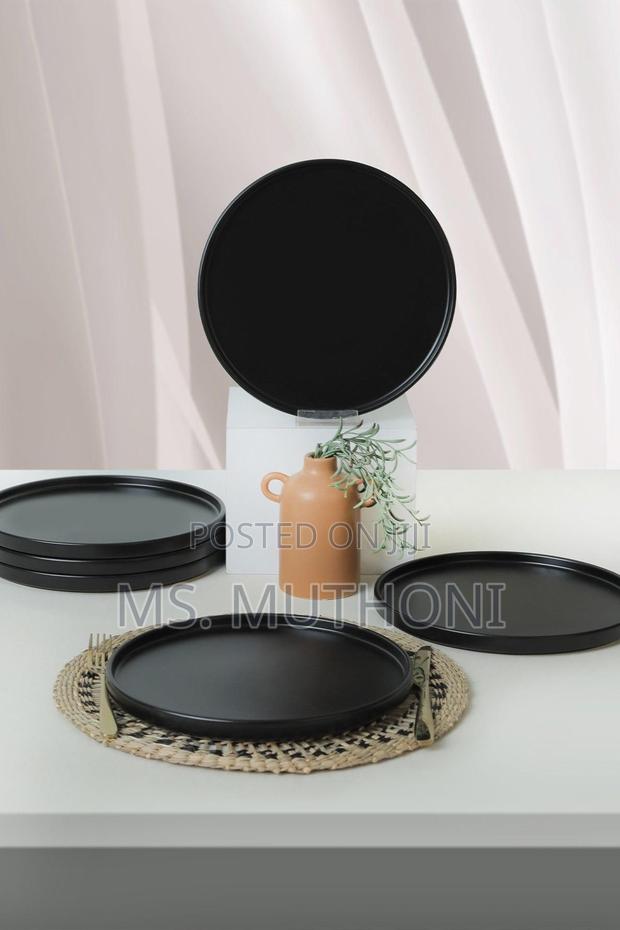 11 Inch 6pc Black Dinner Plate Set* * - main view