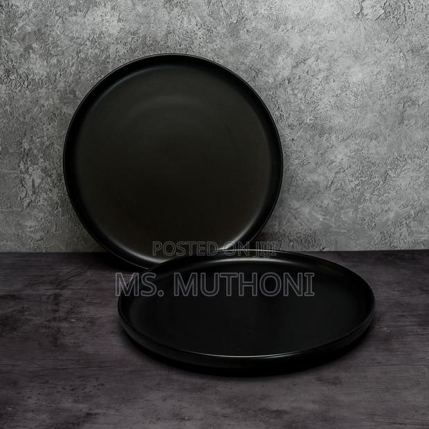 11 Inch 6pc Black Dinner Plate Set* * - thumbnail 3