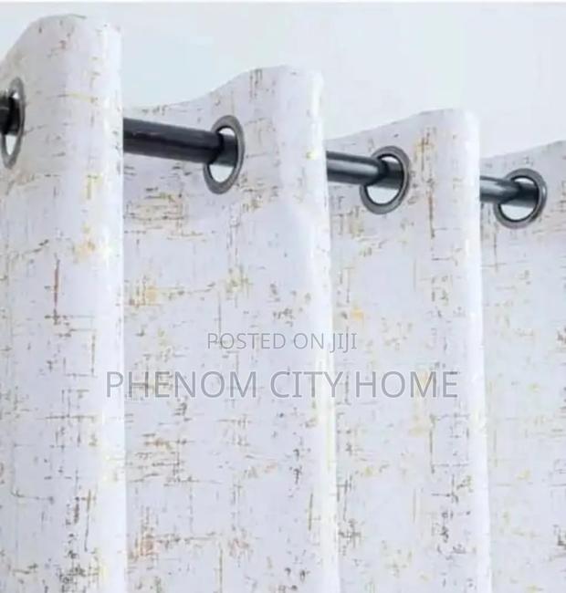 White Marble Ready Curtain Set - thumbnail 2