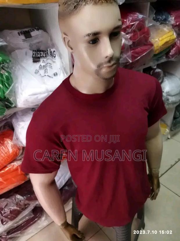 Quality Plain Round Neck Tshirts - thumbnail 3