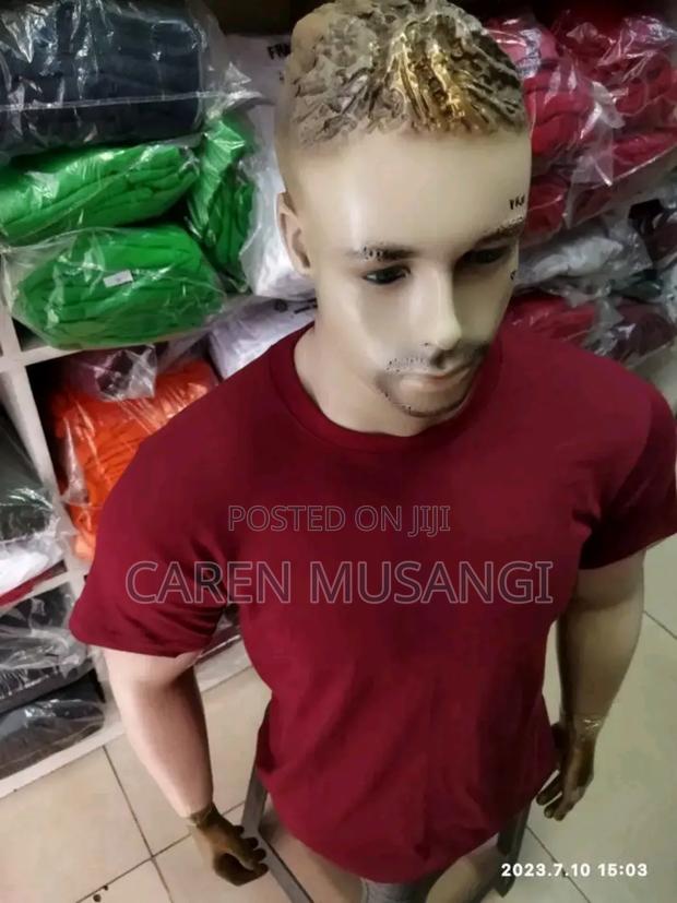 Quality Plain Round Neck Tshirts - thumbnail 4