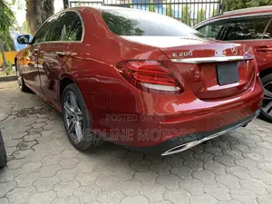 Mercedes-Benz E200 2018 Red