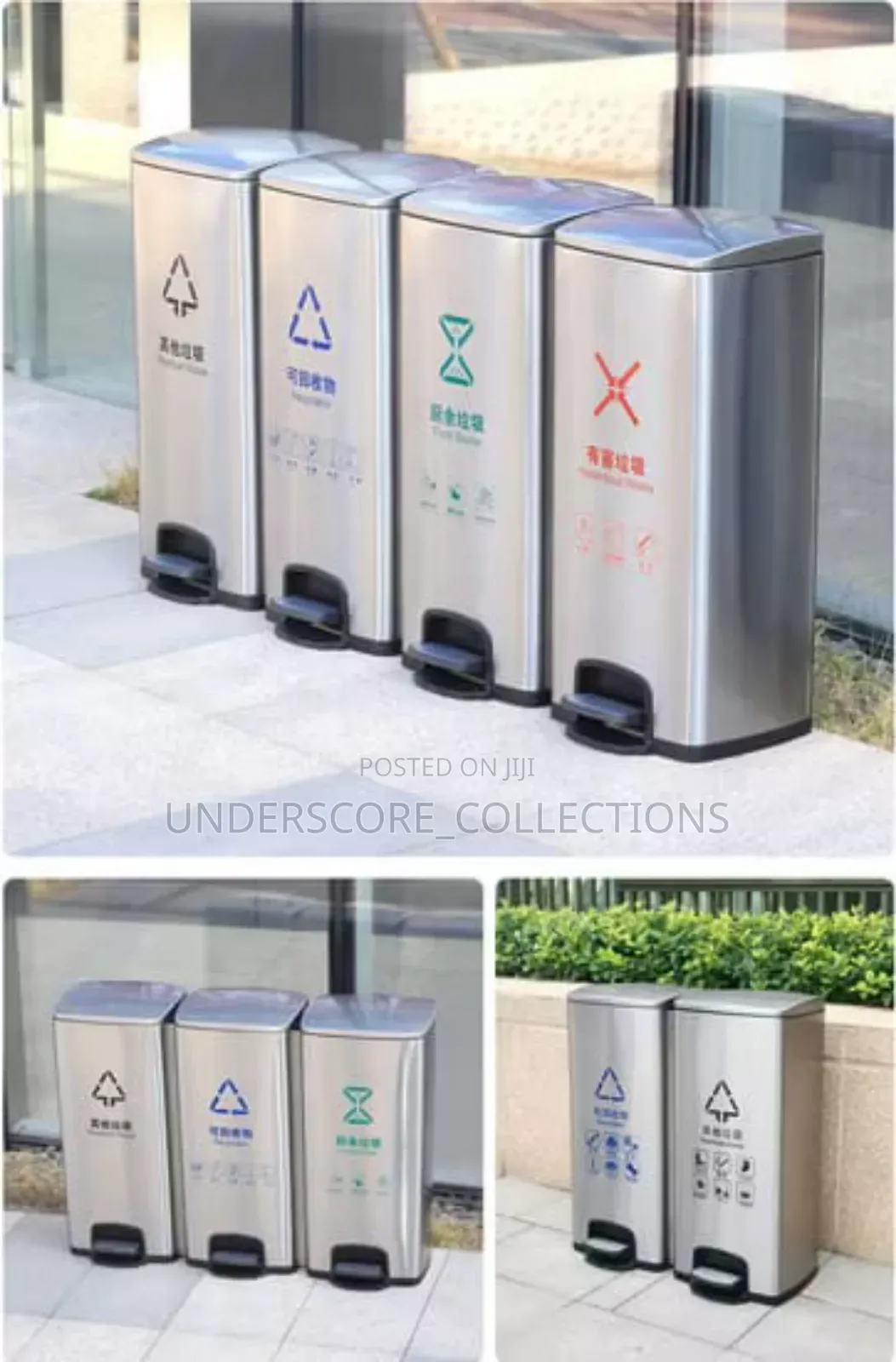 Classified Stainless Steel Detachable Plastic Bin