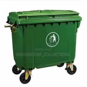 *Tt Super Large Size Dustbin With Wheels