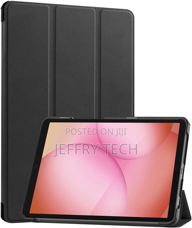 Samsung Galaxy Tab A11 Plus - Hard Book-Style Case - Black - main view