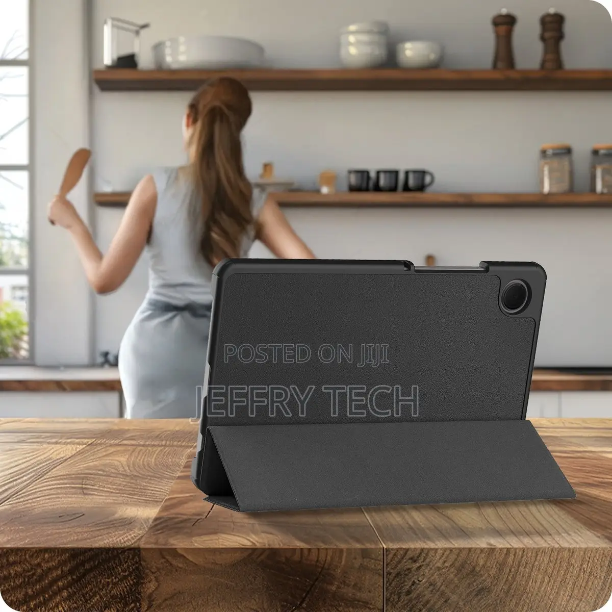 Samsung Galaxy Tab A11 Plus - Hard Book-Style Case - Black