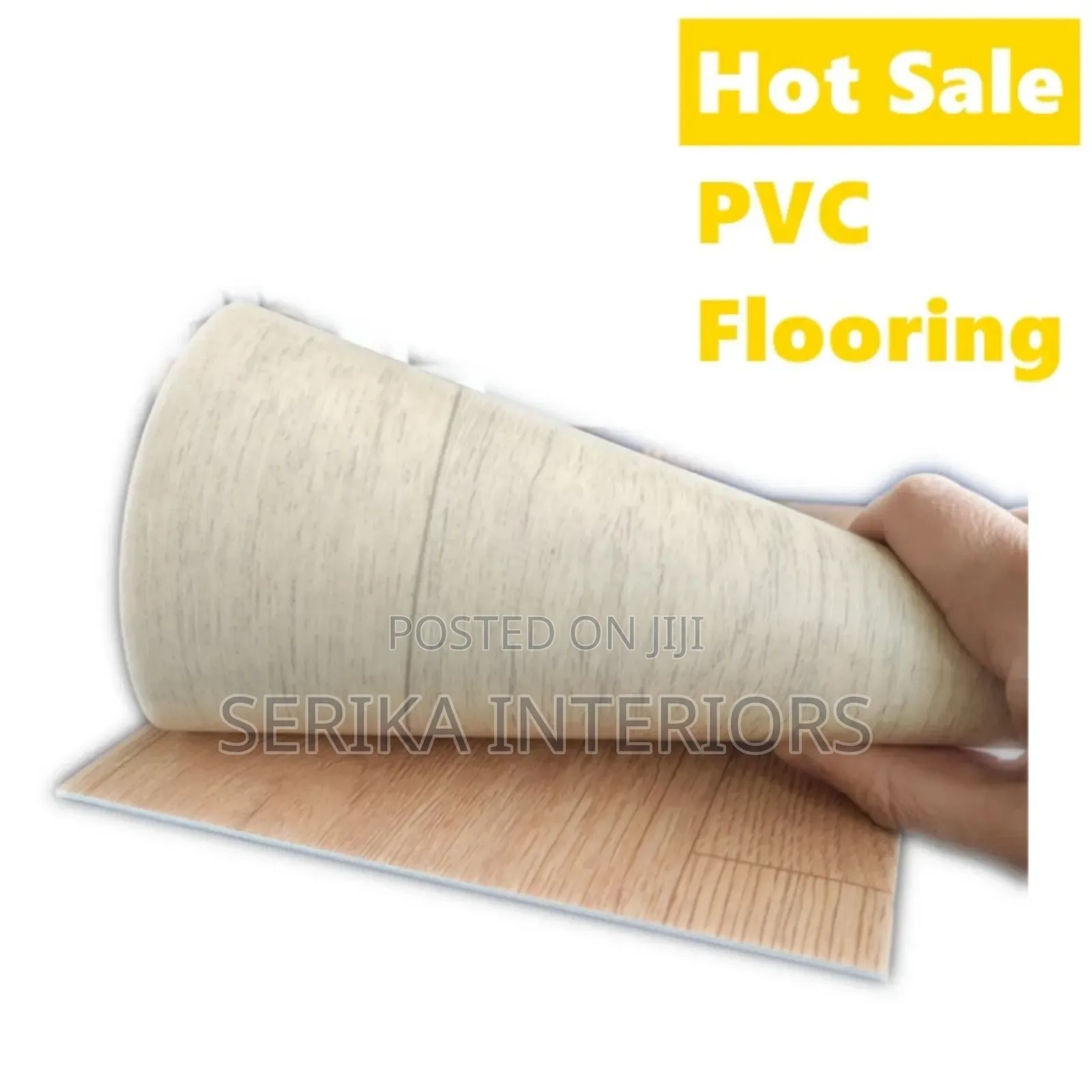 Wood Vinyl Flooring Mkeka Ya Mbao Environmental Friendly Approved