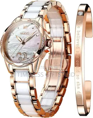 Olevs Diamond Self Winding Watch for Ladies