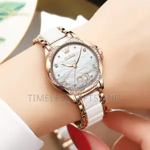 Olevs Diamond Self Winding Watch for Ladies