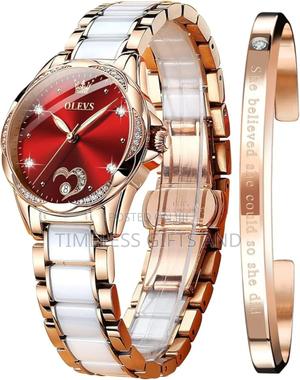 Love Automatic Watch Waterproof Two Tone Stainless Steel Ceramic Watch