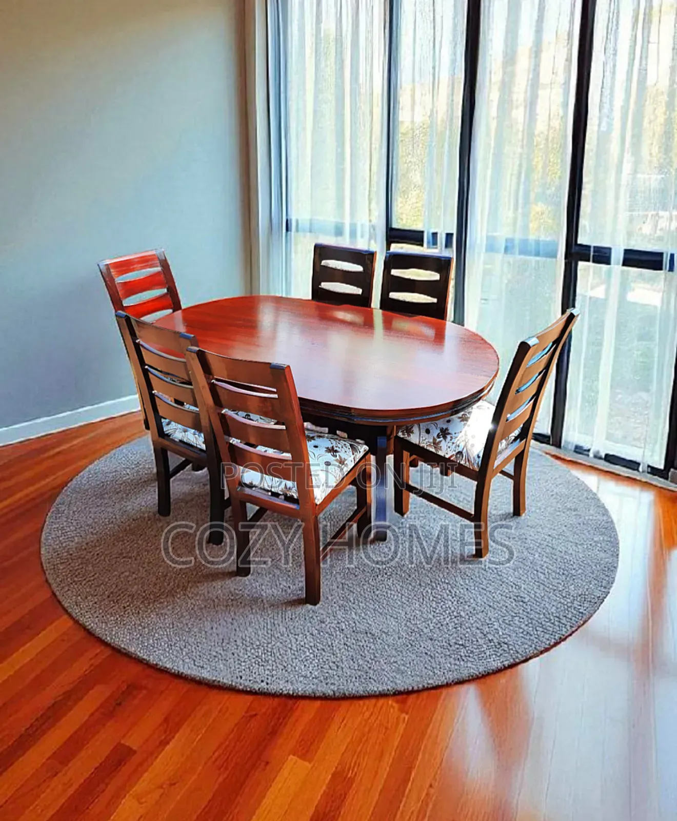 Dining Table a Lavish 6 Seater Oval Dining Table Set Ready Made