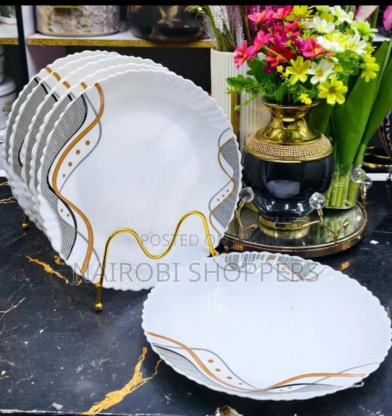 Plates 6pcs Glass Plates