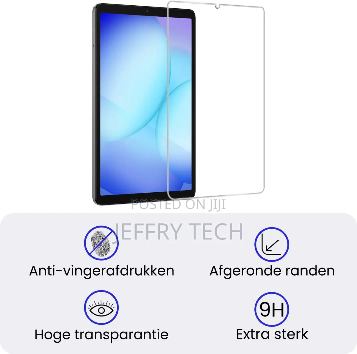 Samsung Galaxy Tab A9 Plus Tempered Glass Screen Protector - 2 Pack