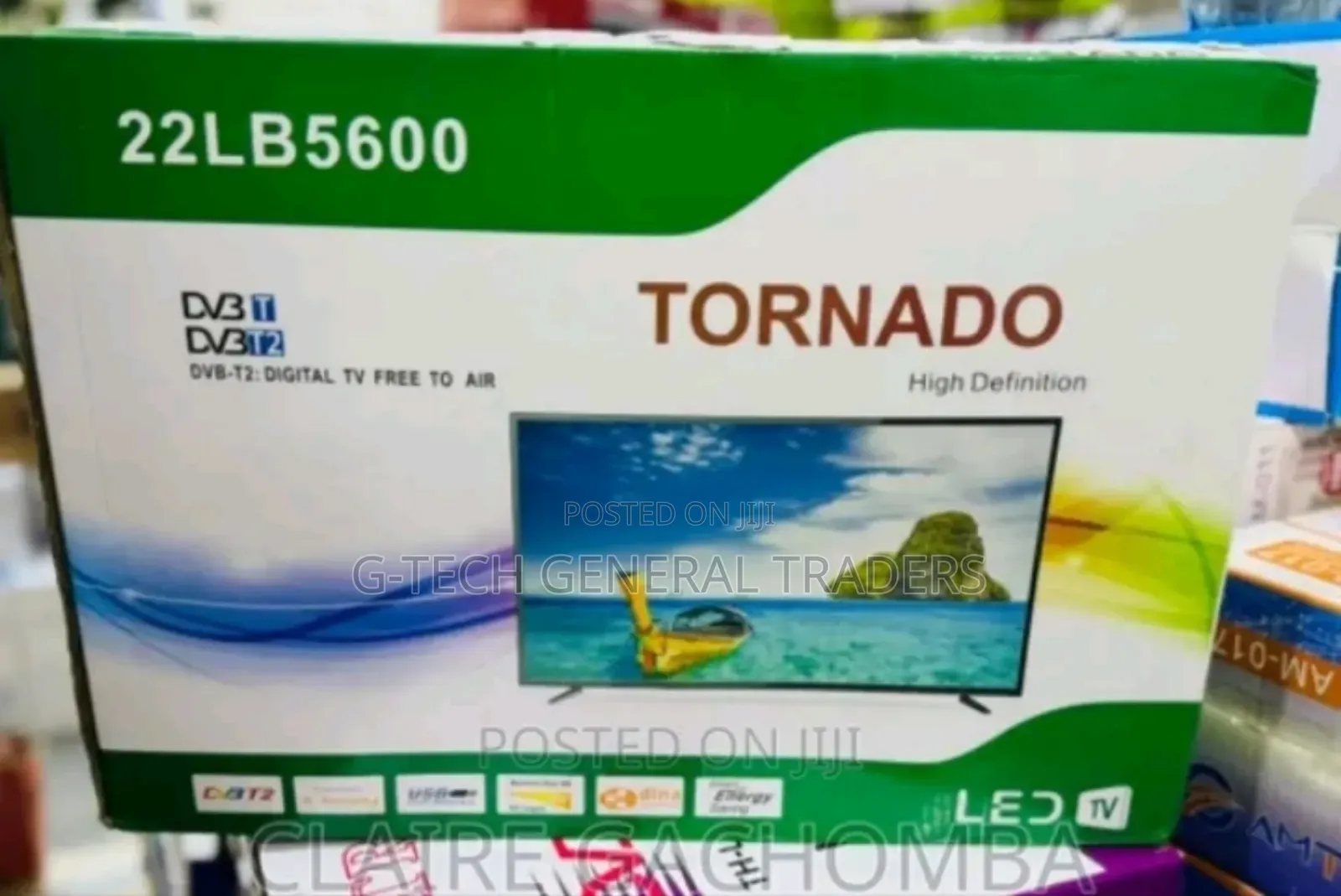 Tornado 22inch Digital Free To Air Led Tv