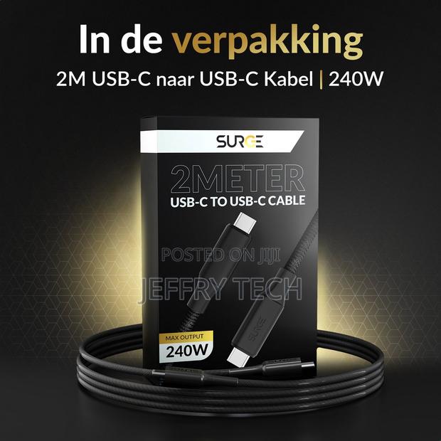 Usb-C to Usb-C Charging Cable - 240w - thumbnail 3