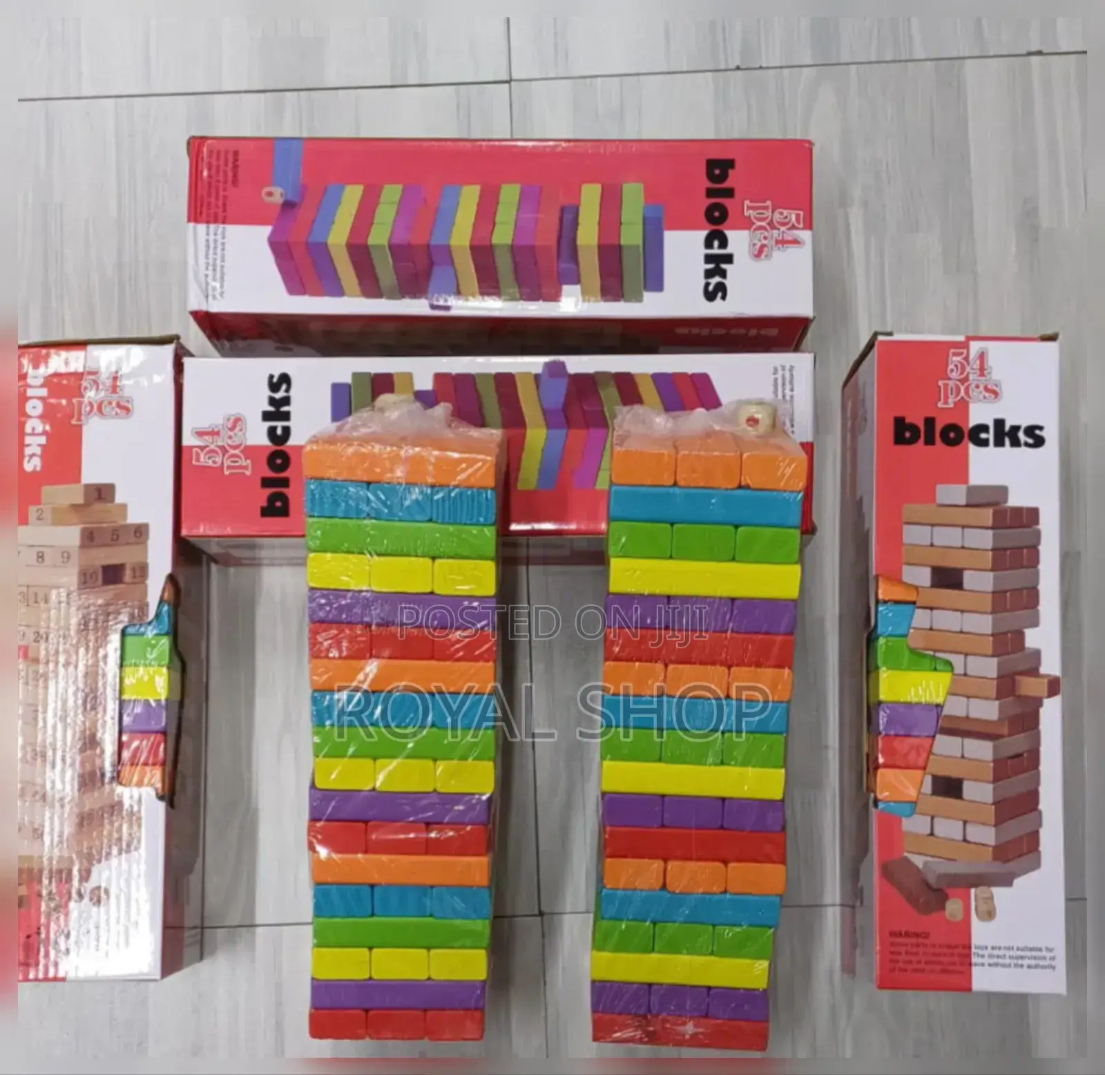 Jenga Block Coloured