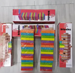 Jenga Block Coloured