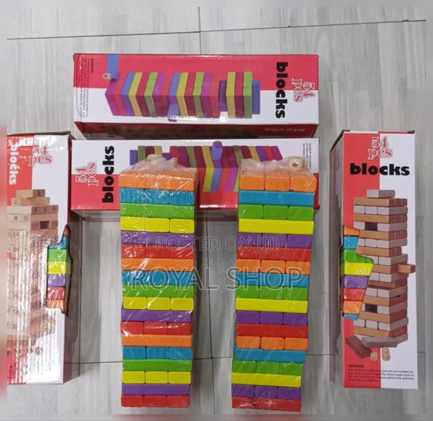 Jenga Block Coloured