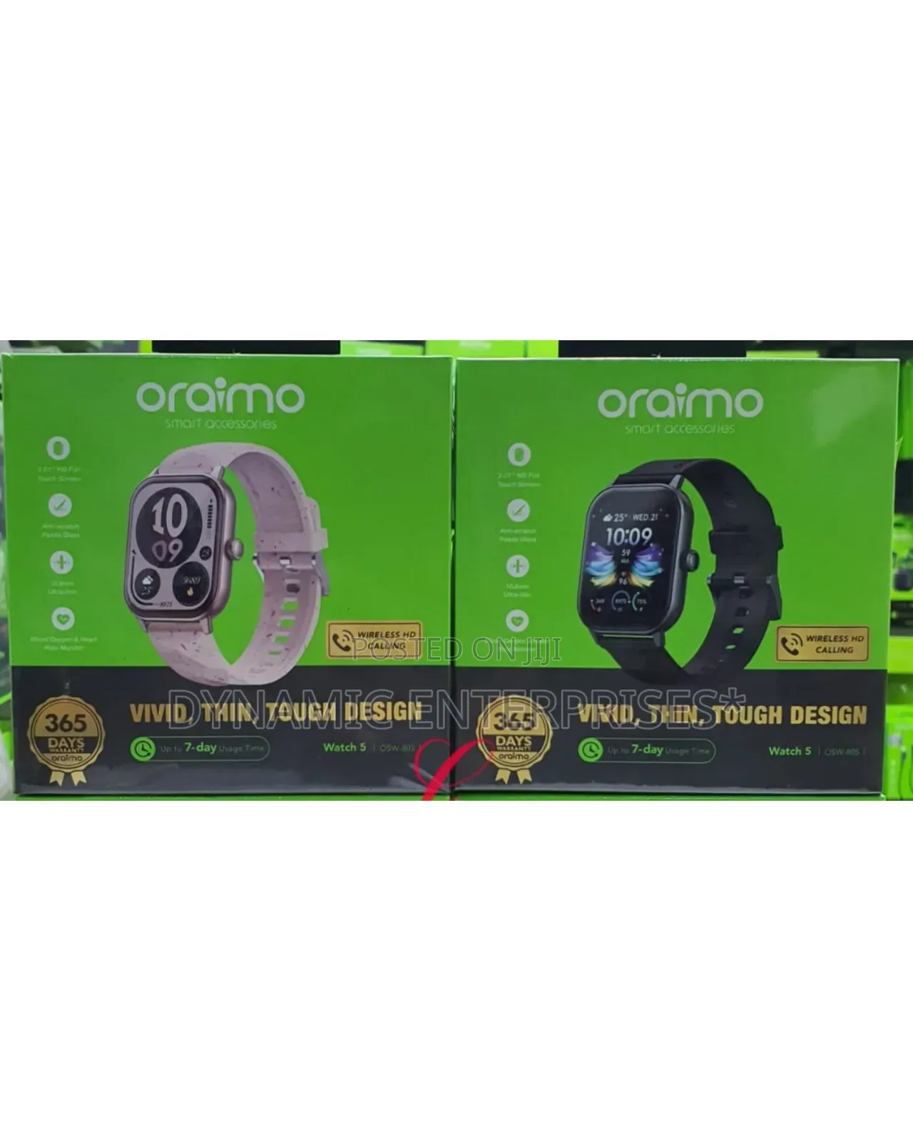 Oraimo Watch 5 Osw-805 2.01" Hd Panda Glass 1atm Smart Watch