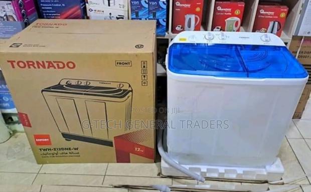 Tornado 12kg Wash and Spin Top Loader Semi Automatic Washing Machine