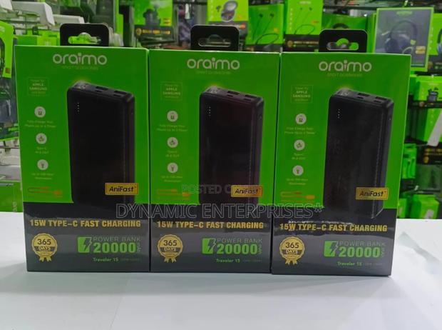 Oraimo Travele Fast Charging Powerbank With Type C Output - main view