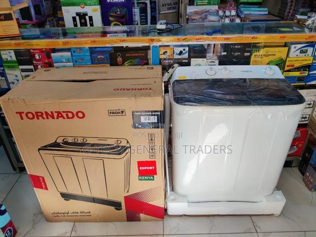 Tornado 7kg Twin Tub Top Loader Semi Automatic Washing Machine - main view