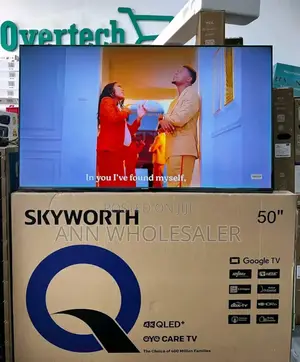 Skyworth 50-inch Qled Smart Tv 4k Uhd Google Tv Frameless