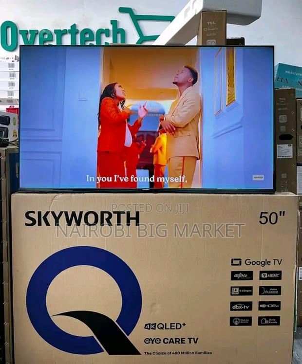 Skyworth 50-inch Qled Smart Tv 4k Uhd Google Tv Frameless - thumbnail 2